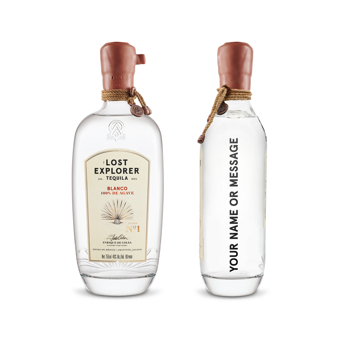 Personalised The Lost Explorer Tequila Blanco