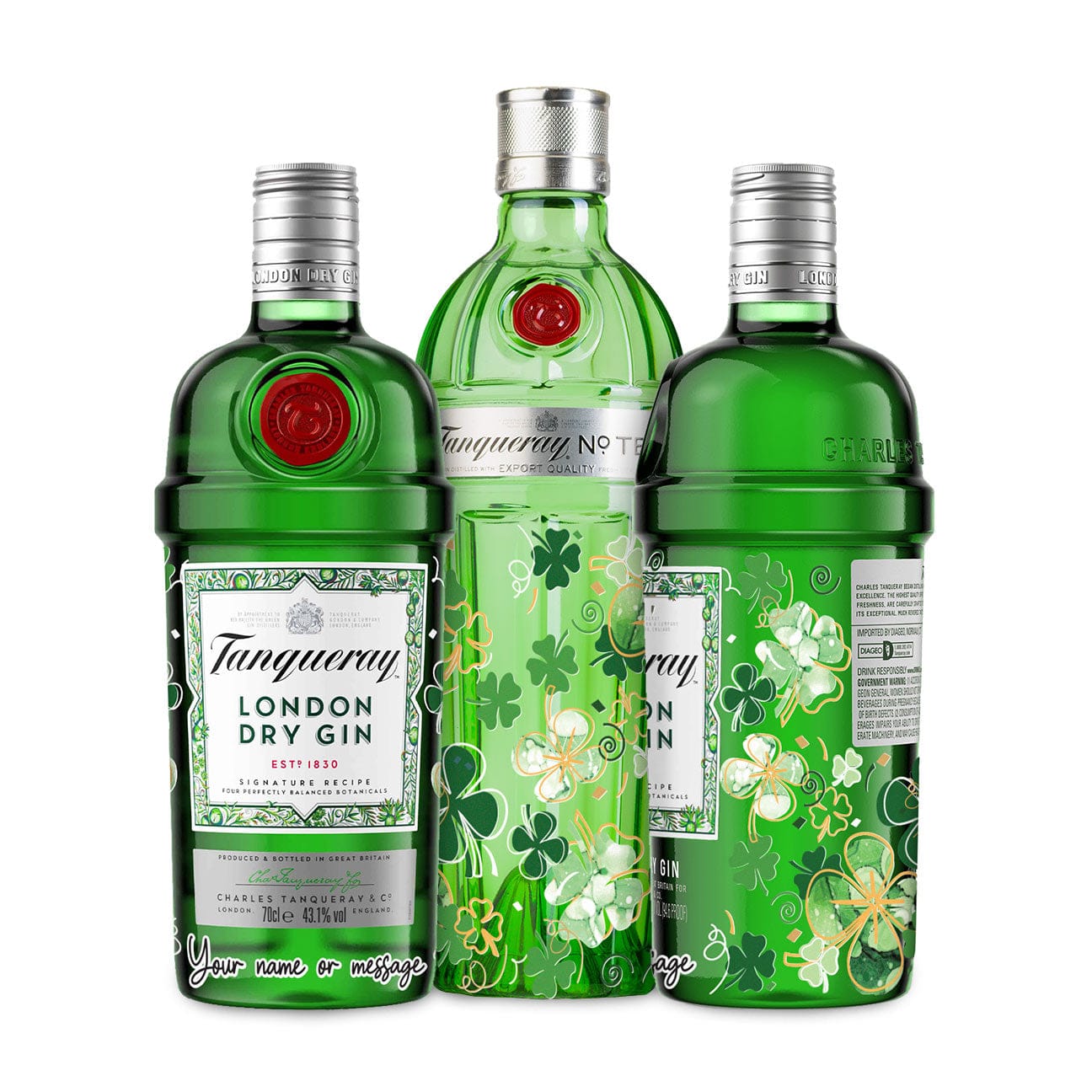 bottles Day Collection INKD - Personalised Tanqueray St. gin - Patricks -